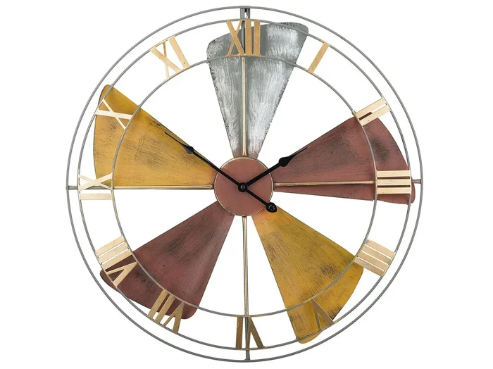 Reloj de pared WIKON 60 cm Metal Multicolor