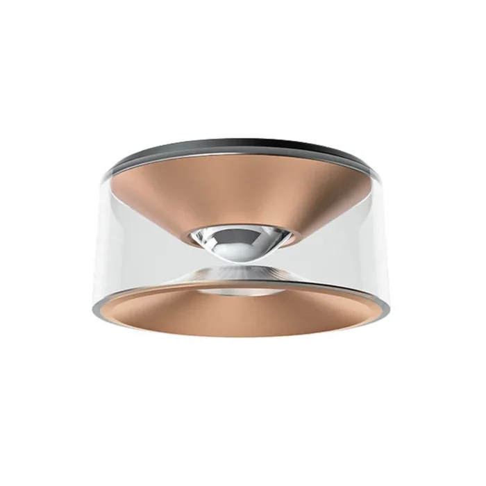 Ribag Vior Plafón LED oro rosa 60° 2.700K