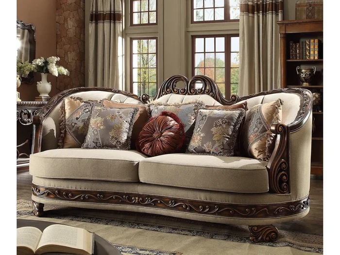 Rosetta Mahogany Sofa