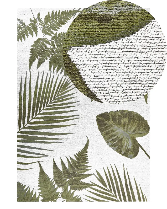 Rug BARZAH Green 140 x 200 cm Cotton