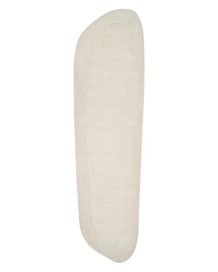 Rug BERANI Light Beige 80 x 250 cm Viscose