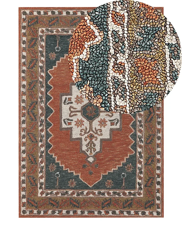 Rug GELINKAYA Multicolour 140 x 200 cm Wool