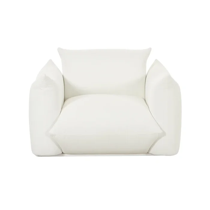Saint Tropez Pearl Performance Fabric Stuffed Armchair