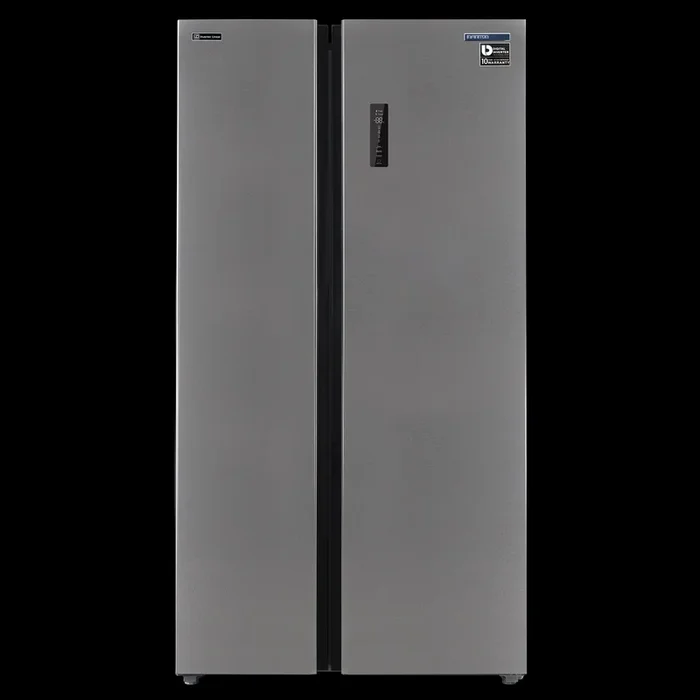 SBS-506A77XEM Side By Side Inox 176,8 X 92 X 63 Cm, No Frost, Inverter, Leco System, Clasificación Energética A++ (e), Display Led, Capacidad Total Neta 505 (l), Luz Led, Freon-free Refrigerator- Infiniton