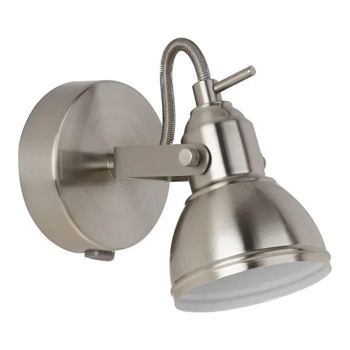 Searchlight – Foco de pared FOCUS 1xGU10/50W/230V cromo mate
