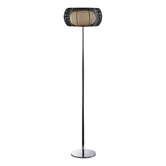 Searchlight – Lámpara de pie 2xE27/60W/230V negro
