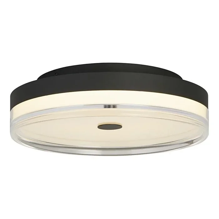 Searchlight – Lámpara de techo LED CYPRUS LED/29W/230V diámetro 40 cm negra