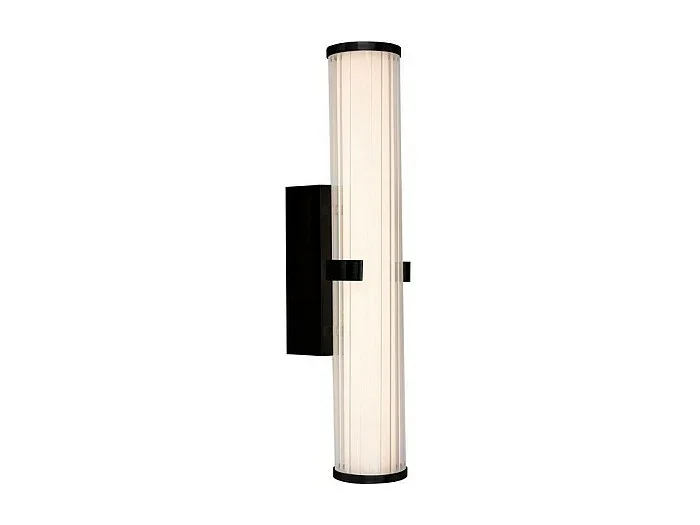 Searchlight Led svart vgglampa 18W.IP44