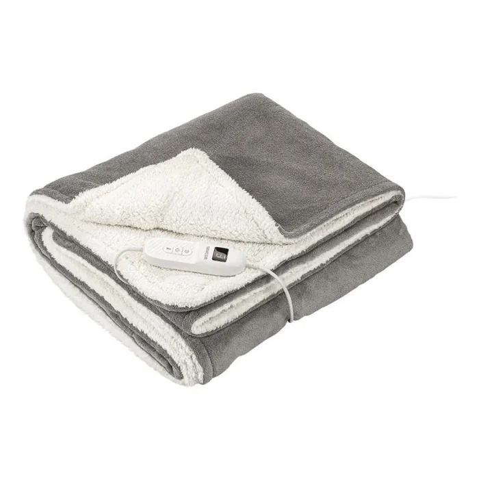 Sencor – Manta eléctrica térmica 160 W/230 V, 180 x 130 cm, gris