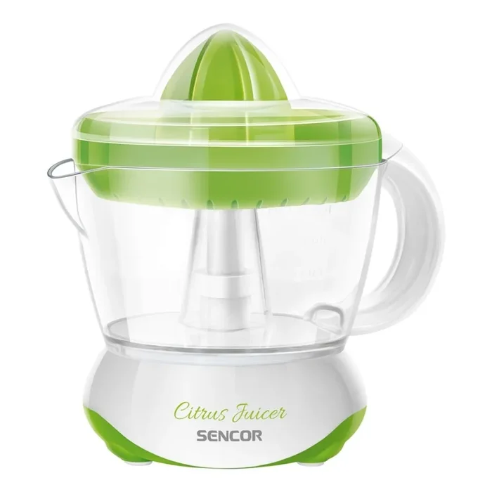 Sencor – Prensa eléctrica para cítricos 0,7 l 40W/230V blanco/verde
