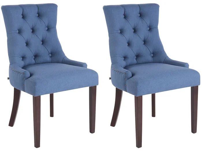Set De 2 Sillas De Comedor Aberdeen Azul Antiguo
