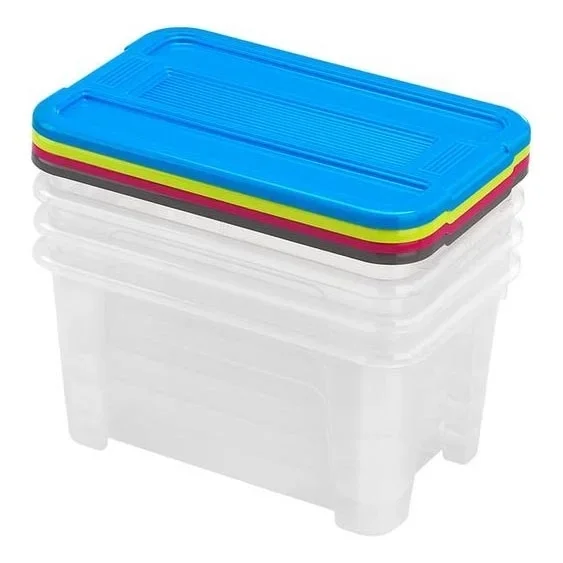 SET DE 4 cajas de almacenamiento TEX BOX 4,5 l