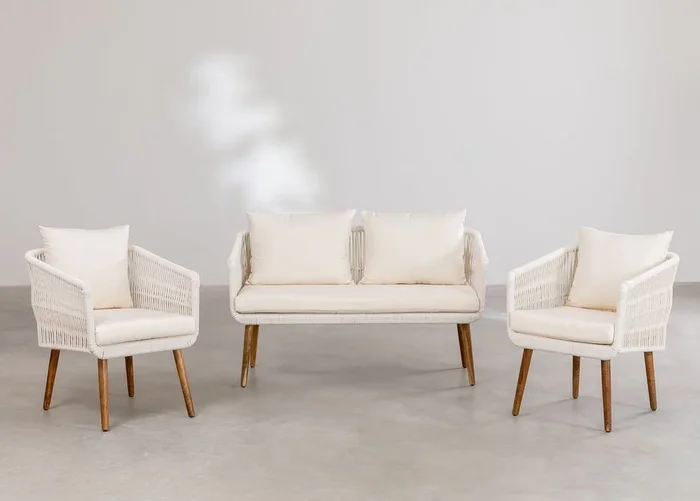 Set de Jardín Barker Style Blanco Gardenia – SKLUM