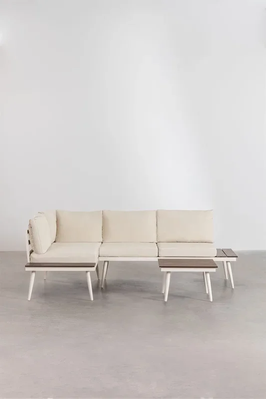 Set de jardín Nadi Beige Tapioca – Verde Plata – SKLUM