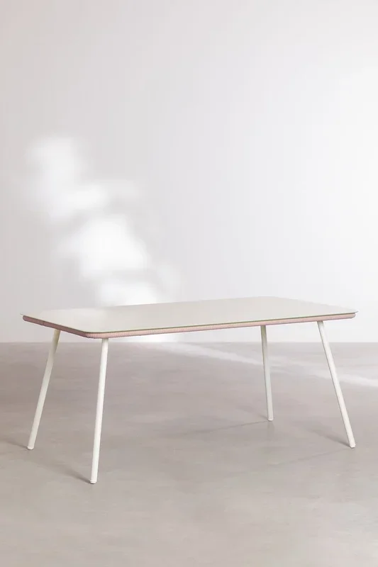 Set de Mesa y 4 Sillas de Comedor Arhiza Beige Tapioca – SKLUM
