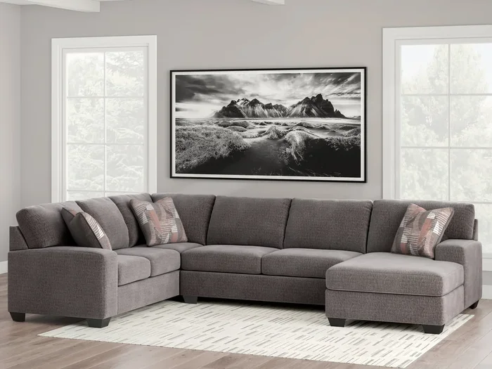 Seyler Lane Greystone 3-Piece Right Arm Facing Sectional