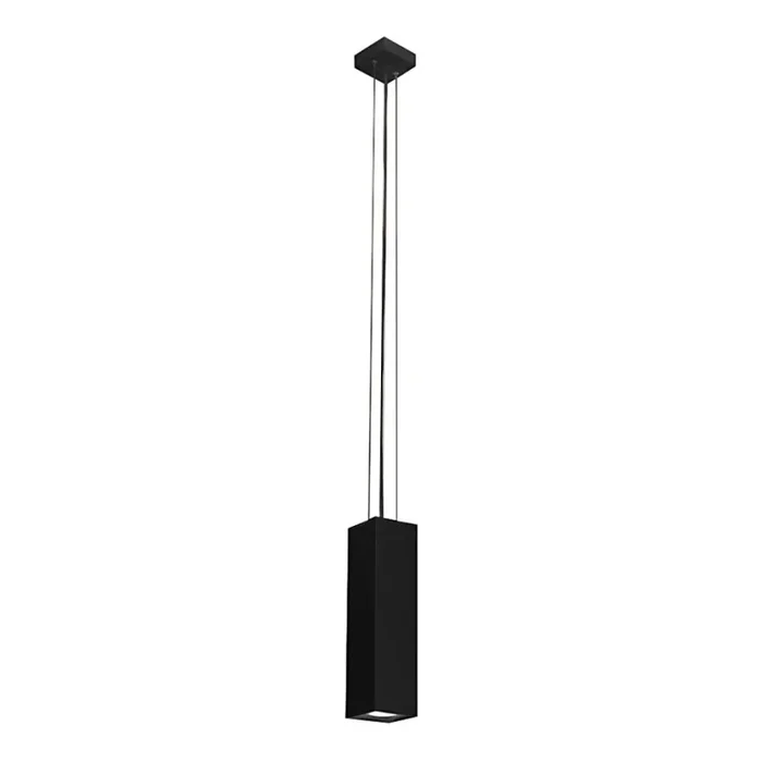 Shilo – Lámpara colgante 1xGU10/15W/230V negro