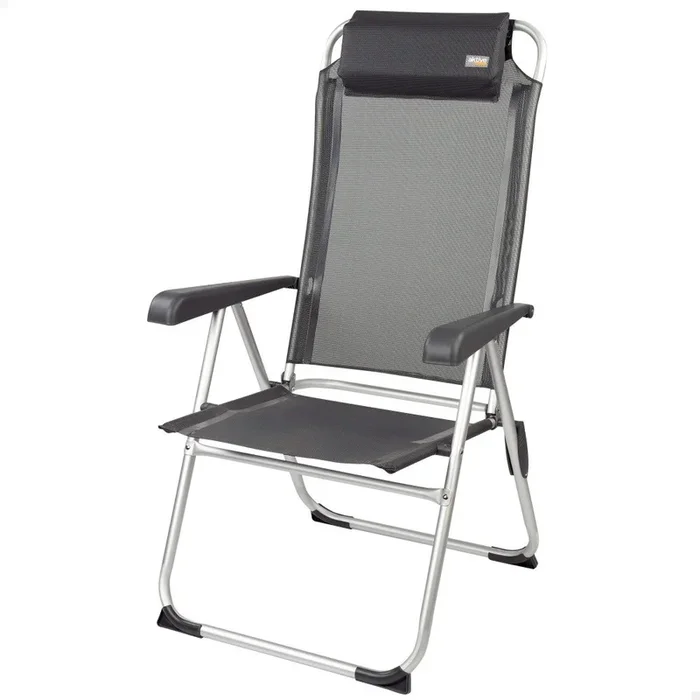 Silla camping reclinable con cojín Aktive