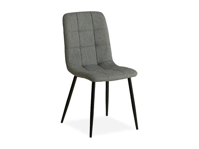 Silla de comedor 43.5x88x50 cm gris Eames