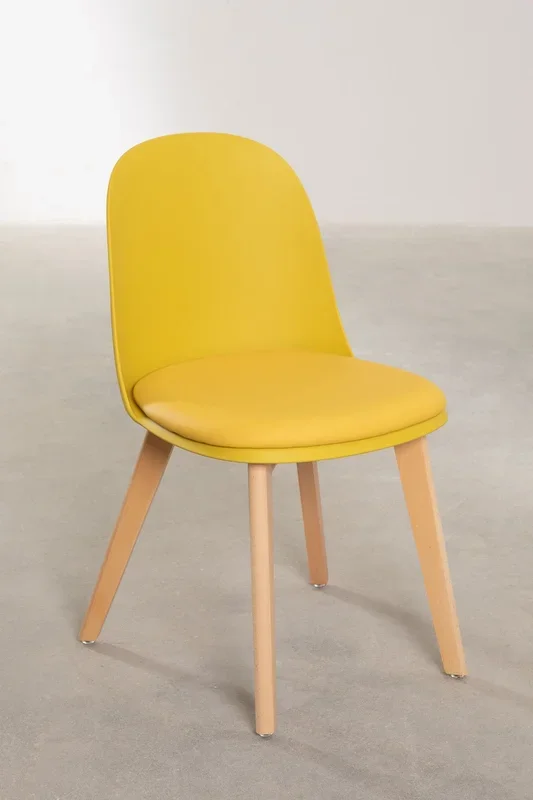 Silla de Comedor Belyna Amarillo Fresia – SKLUM