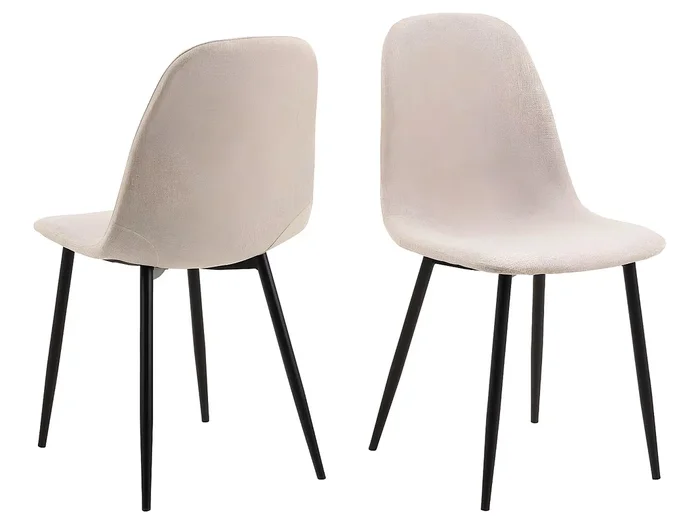Silla de comedor Celia beige.