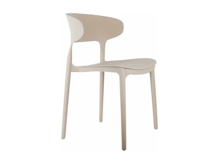 Silla de comedor Fain – Gris cálido