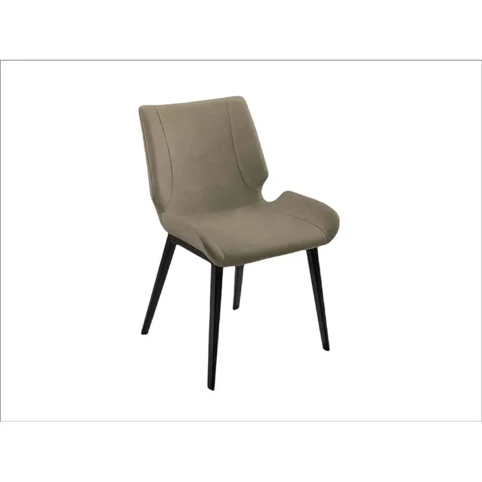 silla de comedor metal color negro serie kiara 54cm