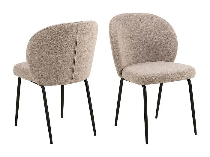 Silla de comedor Patricia beige.