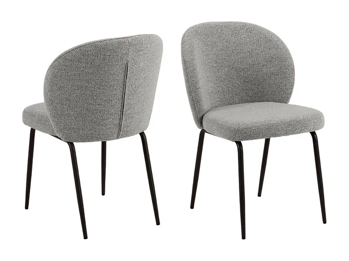 Silla de comedor Patricia gris.