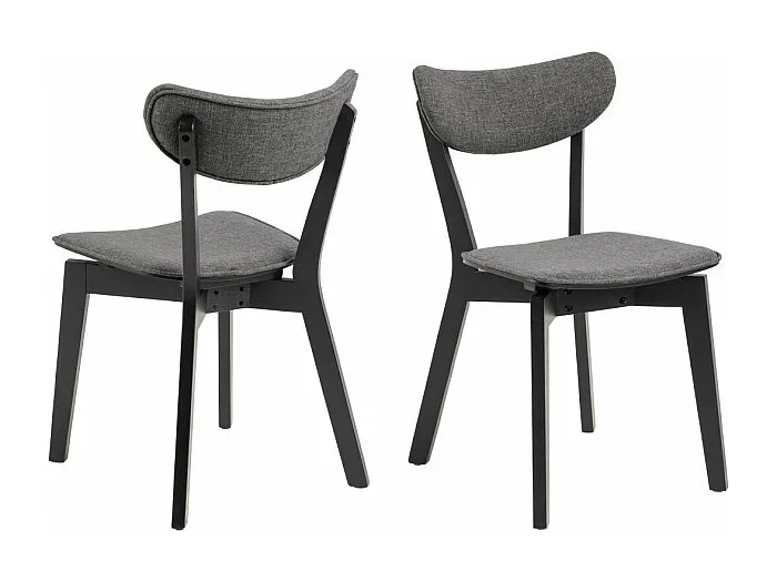 Silla de comedor Roxby gris.