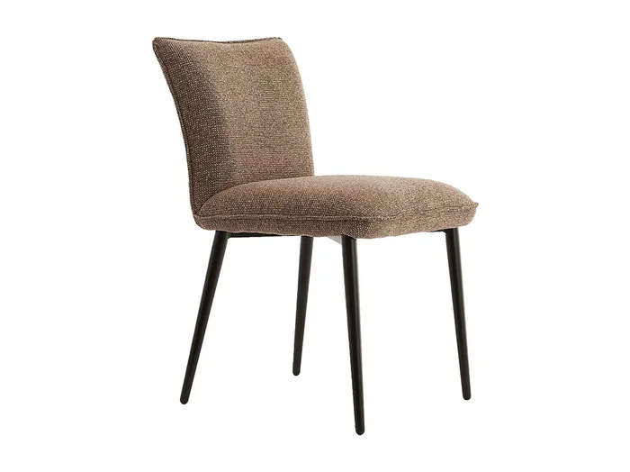 Silla de comedor VADENI – 58x48x85cm – Marrón