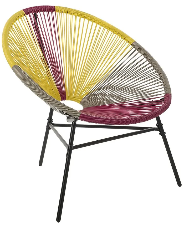 Silla de jardín ACAPULCO Amarillo