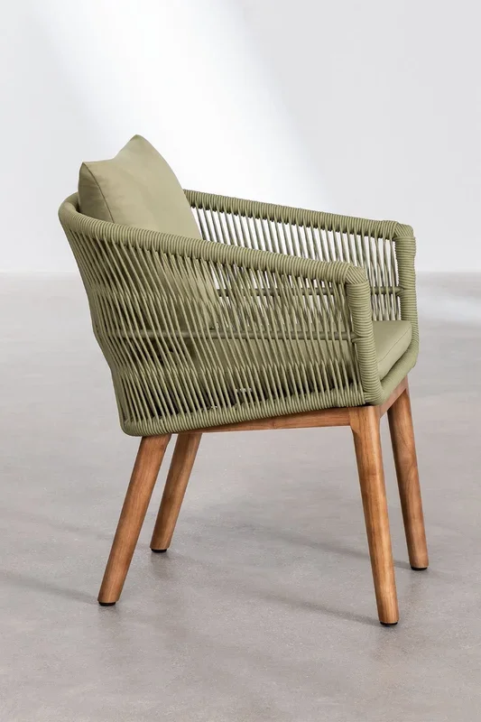 Silla de Jardín Barker Verde Bambú – SKLUM