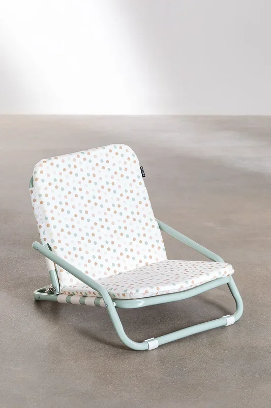 Silla de Jardín Plegable en Aluminio Cleita Dots Multicolor – SKLUM