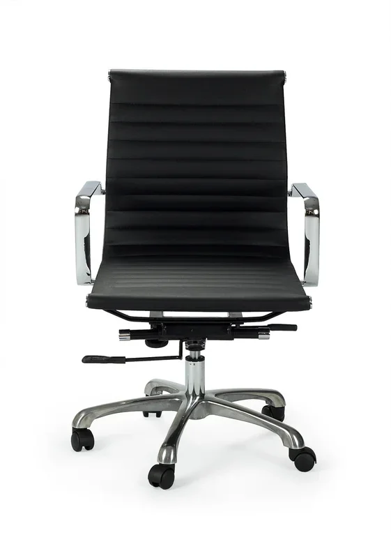 Silla de oficina Río Tapizada Respaldo Bajo Negro Vintahome