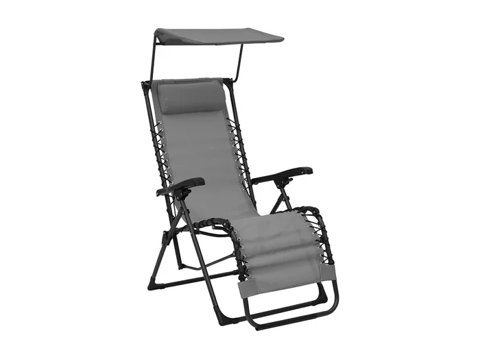 Silla de terraza plegable de textilene gris 02_0011898