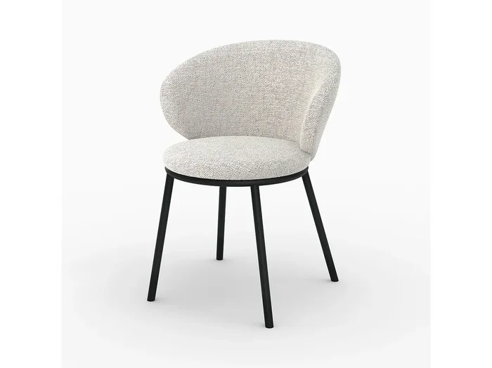 Silla en tejido beige – Angèle
