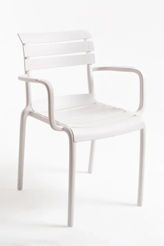 Silla Lamix con Brazos – Blanco