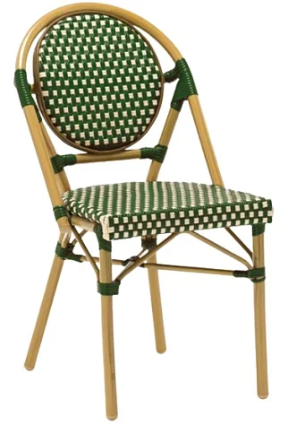 Silla parisina Calais verde Vintahome