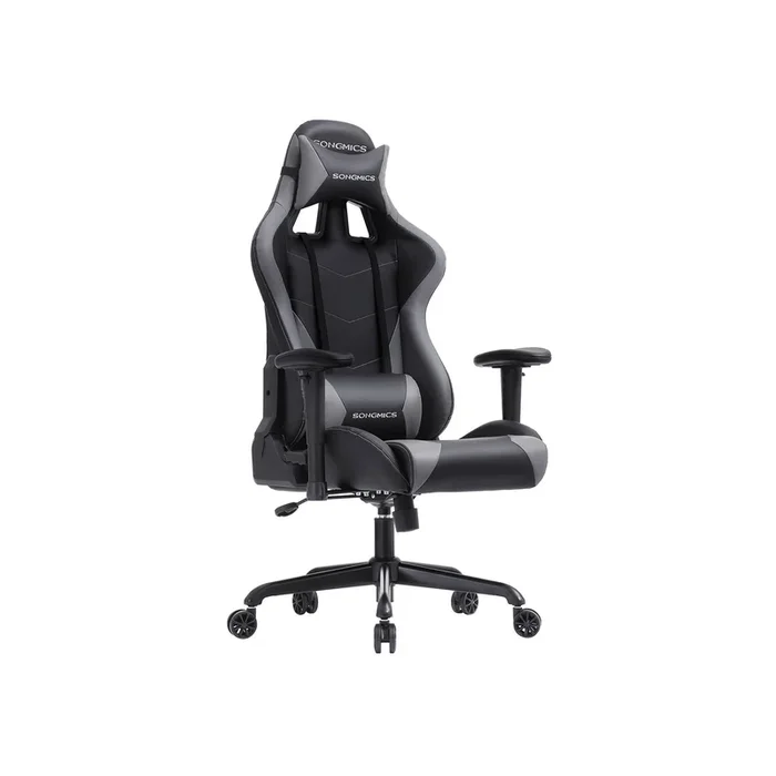 Silla Racing con Cojín Lumbar-SONGMICS