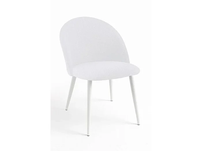 Sillas Comedor – Silla White Vint Tela – Blanco