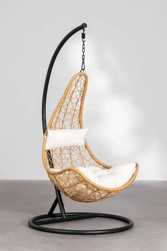 Sillón Colgante de Jardín con Cojín Danail Natural – SKLUM