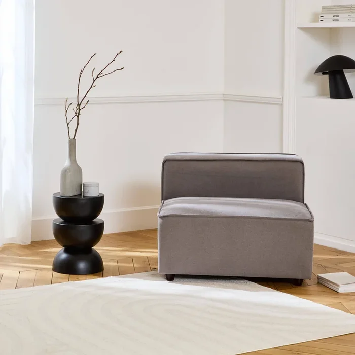 Sillón con asiento, módulo para sofá modular