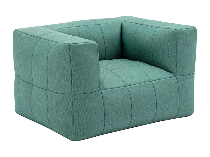 Sillón de jardín con reposabrazos de tela – Verde – LIVAI de MYLIA