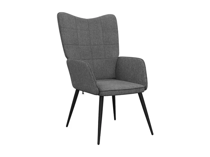Sillón de relax Silla de relax de tela gris oscuro SHL2607
