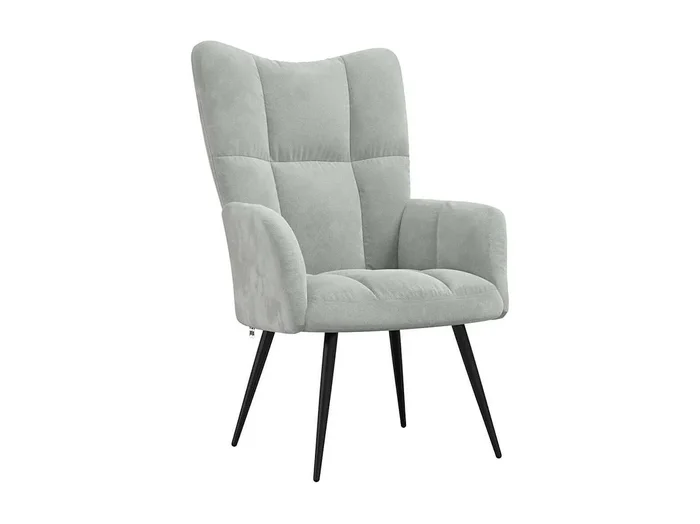 Sillón de relax Silla de relax de terciopelo gris claro SHL6631