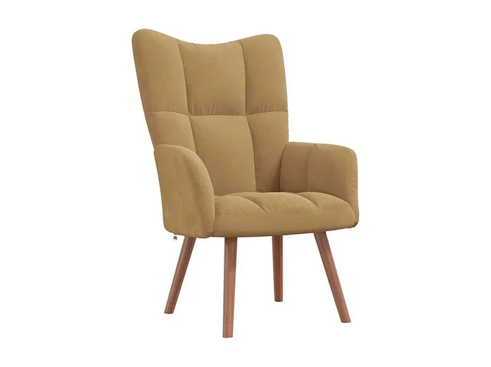 Sillón de relax Silla de relax de terciopelo marrón SHL8246
