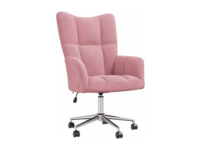 Sillón de relax Silla de relax de terciopelo rosa SHL9218