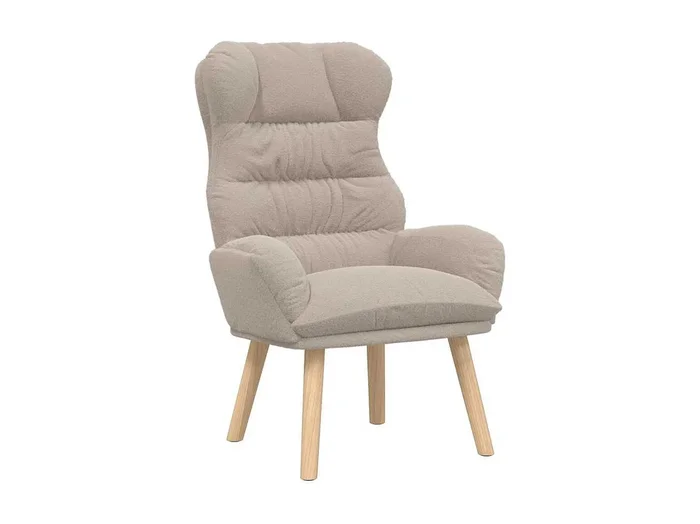 Sillón de relax Silla Relax Sillón de salón Gris claro 69x74x93 cm tela SHL9928