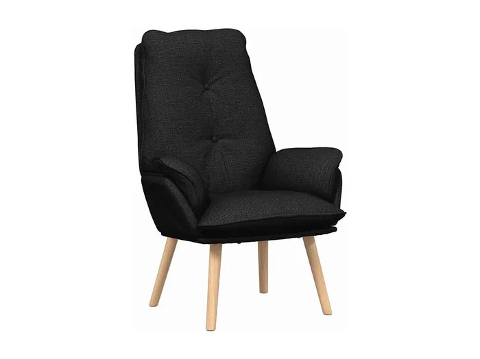 Sillón de relax Silla Relax Sillón de salón Negro 69x74x93 cm tela SHL7660